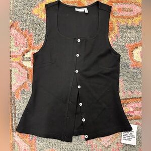 ASOS DESIGN heavyweight ponte longline vest NWT Small